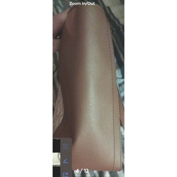 Michael Kors Jet Set Large Tote Saffiano Leather-– Vanilla/Acorn - Picture 4 of 12